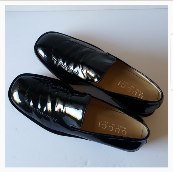Gucci Other - GUCCI Patent Leather Loafer Dress Shoes